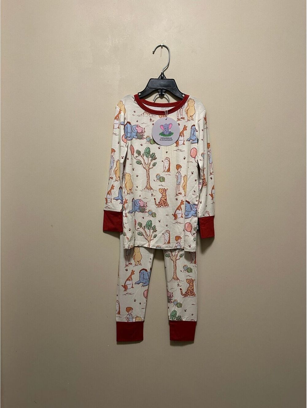 Little Peanut Bamboo Pooh Long Sleeve and Pant Set